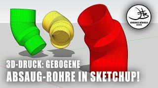 So druckt man JEDEN Absaugadapter! | Sketchup-Tutorial