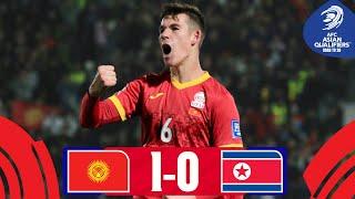 Hosts celebrate 1st win | Kyrgyz Republic - DPR Korea | Highlights #AsianQualifiers - Road To 26