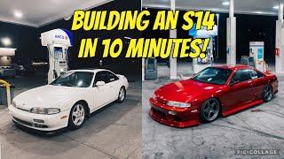 Building a Nissan 240sx in 10 minutes!