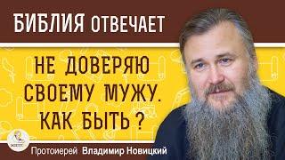 Не доверяю своему мужу. Как быть?  Протоиерей Владимир Новицкий