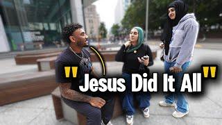 Muslim And Christian Talk About How To Get To Heaven..