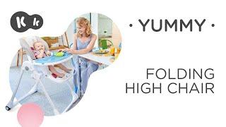 Kinderkraft YUMMY foldable high chair