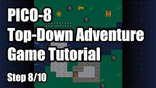 PICO-8 Top-Down Adventure Game Tutorial - Step 8/10