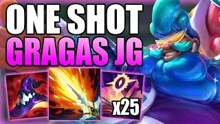 NOBODY EXPECTS THE ONE SHOT LEVEL DAMAGE GRAGAS JUNGLE DOES! - Gameplay Guide League of Legends