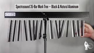 Spectrasound 35-Bar Mark Tree | Black & Natural Aluminum