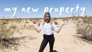 showing you my new joshua tree property!