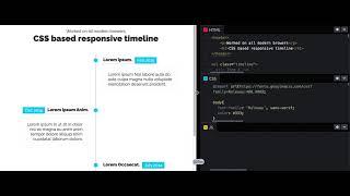 CSS Responsive Timeline