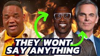 Shannon Sharpe & Colin Cowherd will NEVER Call OUT Deion!