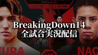 BreakingDown14トーナメント決勝戦  全試合実況配信 【ブレイキングダウン14】