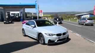 BMW M4 F82 Coupe startup, acceleration, lovely sounds