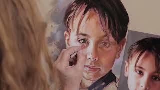 Soft Pastel portrait painting