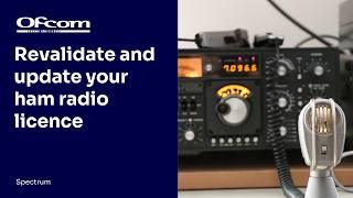 Learn how to revalidate and update your UK ham radio licence with the licensing portal