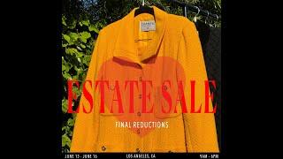 Designer Resale Pop-Up & Estate Sale in Los Feliz Area of Los Angeles - Aug. 3 and 4