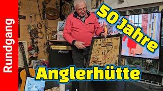 Rundgang Anglerhütte Moers | 50 Jahre Angeln | 50 Jahre Sammlung Angelköder 