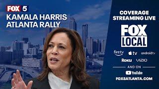 WATCH LIVE: Kamala Harris holds Atlanta campaign rally | FOX 5 News