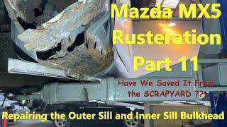 Mazda MX5 / Miata Sill section Repair : Rocker panel repair