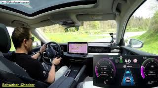 VW Passat 2024 Assistenzsys. Review, ACC, Lane-Assist, Reaktion, Genauigkeit, Autobahn, Einstellung