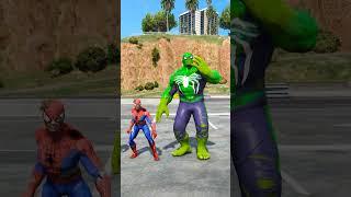 ZOMBIES SPIDERMAN VS VENOM Which Random Team Will Win 126% #shorts #gta5 #spiderman #venom3