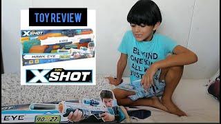 Toy Review - ZURU X SHOT Hawk Eye | Playtime With Zack and Nur #toyreviews #toychannel