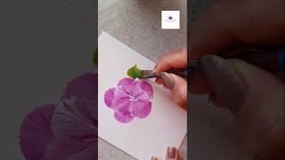 Easy Flower Painting #shorts #wocol