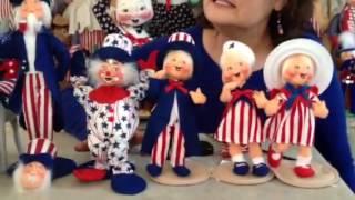 Sue Coffee - Exclusive Patriotic Annalee Dolls