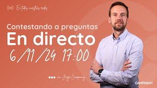  EN DIRECTO ¡Resuelve dudas laborales y de Seguridad Social con Jorge! 06/11/24 a las 17:00