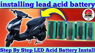 Easy DIY Tutorial Installing 60-Volt LED Acid Battery Step-by-Step