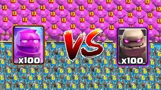 MAX Elixir Golem Vs MIN Golem | Clash Royale Super Challenge #4