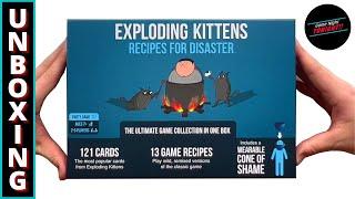 Game Unboxing  // Exploding Kittens: Recipes For Disaster