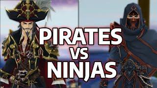 AQ3D Pirates vs Ninjas War + Doom?! AdventureQuest 3D