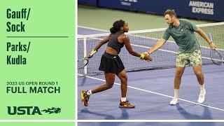 Sock/Gauff vs. Kudla/Parks Full Match | 2023 US Open Round 1