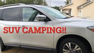 SUV Camper No Build-Camp in a Nissan Pathfinder ️