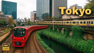 Japan Walking Tour - The Famous Train Viewing Spot | 4K HDR