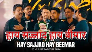 HAY SAJJAD HAY BEEMAR | Anjuman Sajjadiya Jalalpur | Noha Shahadat Imam Sajjad 2024 | 25 Muharram