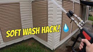 The Best Way to Soft Wash Houses!