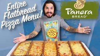 I Ate EVERY Flatbread Pizza From Panera | Panera Flatbread Pizza Review!