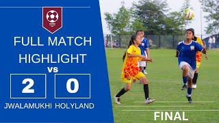 JWALAMUKHI VS HOLYLAND II FINAL II LET'S SUPPORT GIRLS FOOTBALL II