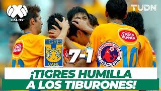 ¡Paliza histórica! Tigres golea a Veracruz I Tigres 7-1 Veracruz | Apertura 2004 I TUDN