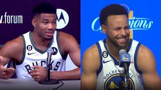 Steph Reacts To Giannis Calling Him The "Best Player In The World" 