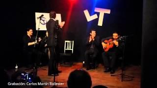 Javier Heredia destilando su arte por bulerías en el Círculo Flamenco de Madrid