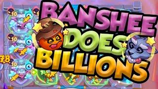 Epic 100 Billion Damage: Banshee's Power in Rush Royale