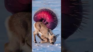 A Touching Story: How a Foal Saved a Reindeer #animalrescue #polarrescue #reindeer