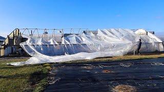 Replacing the Greenhouse Plastic