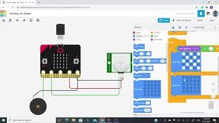 Arduino micro:bit alarm - Micro:bit Alarm Tinkercad