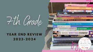 7th Grade Homeschool Curriculum Review | Homeschool Curriculum Year End Update