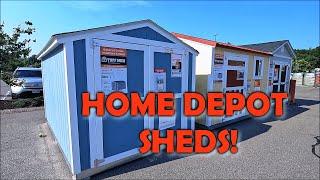 HOME DEPOT TUFF SHED INVENTORY DISPLAY 2023