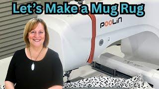 Let's Stitch Out a Mug Rug and Talk About Wireless Transfer