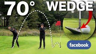 I bought a 70° wedge from Facebook (cheating?)
