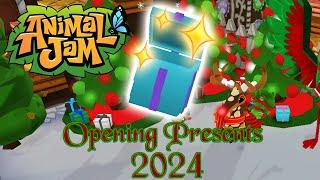 Animal Jam - Jamaalidays 2024 - Opening Presents