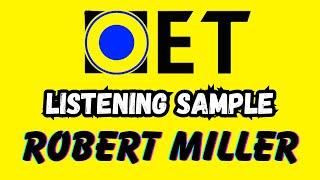 Robert Miller OET 2.0 updated  listening test with answers